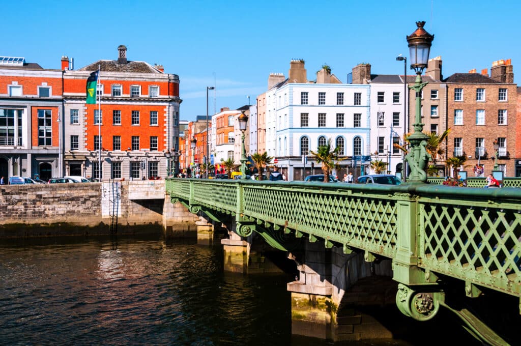 Ormond Quay Bridge in Dublin City Centre